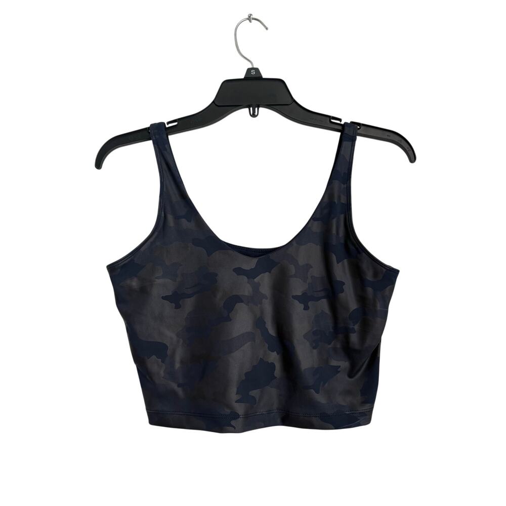Womens Navy Camo Yoga Bra Tank Size Medium